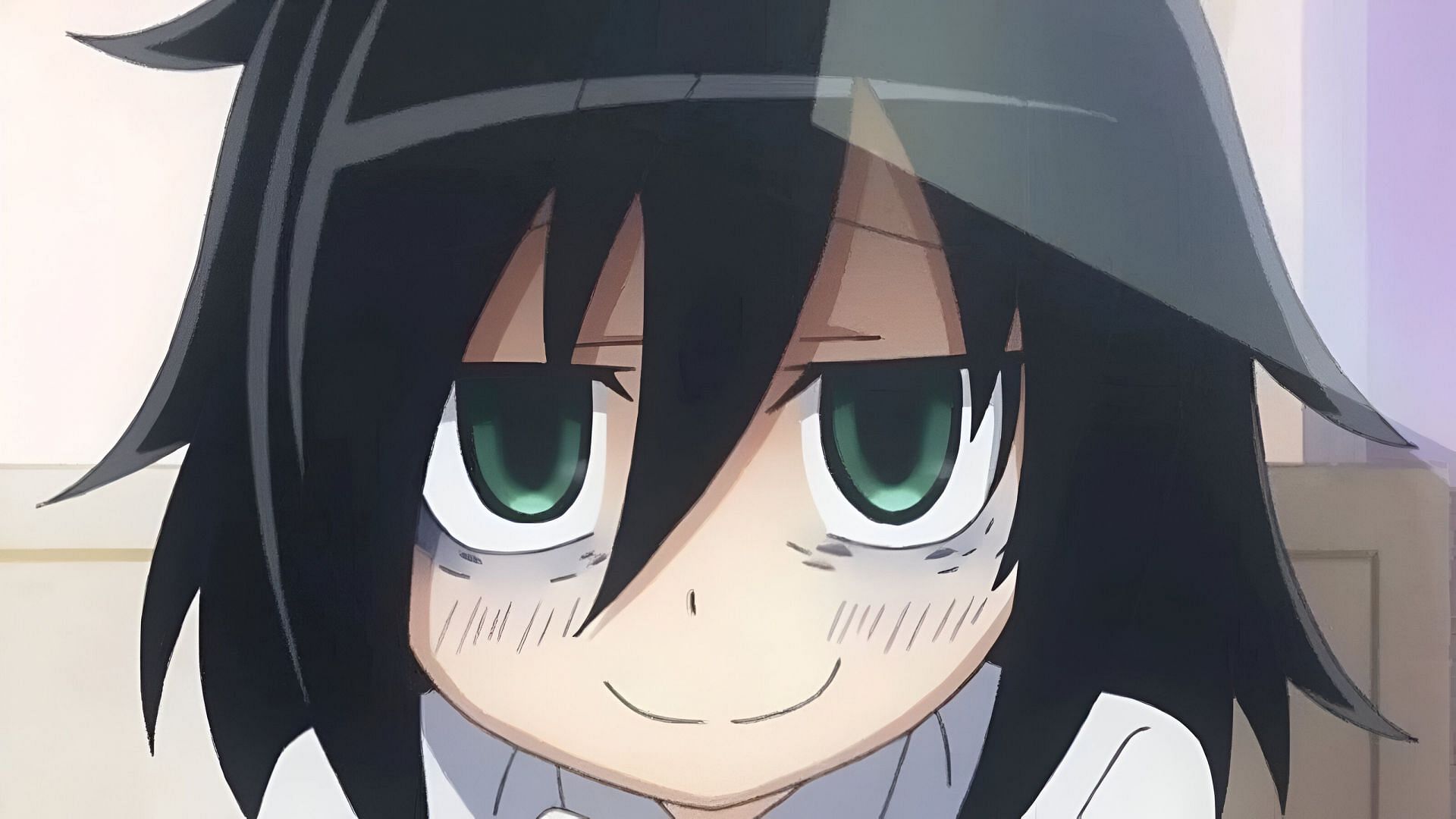 One of the anime characters with an inferiority complex, Tomoko Kuroki (Image via Studio Square Enix)